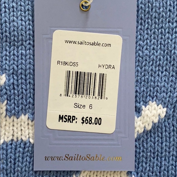 NWT Sail to Sable Girls Knit Dress - Picture 5 of 5